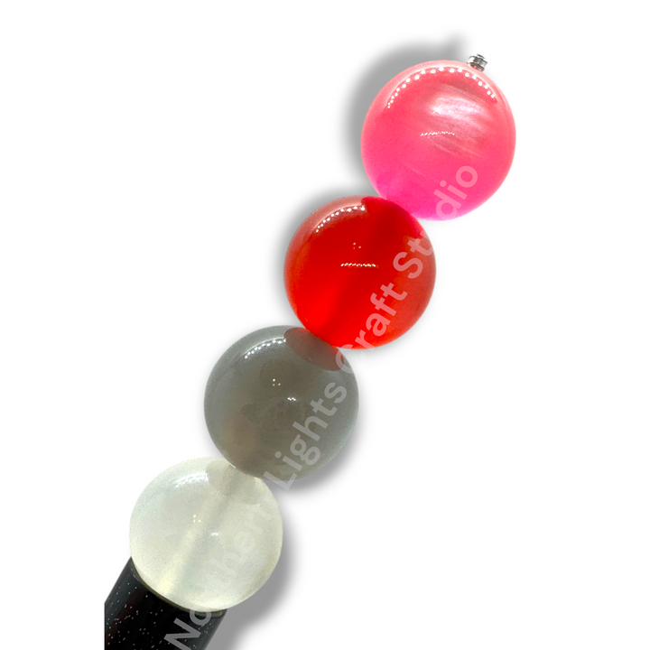 Jelly Cat Eye 16mm Bead Mix - 20pc.