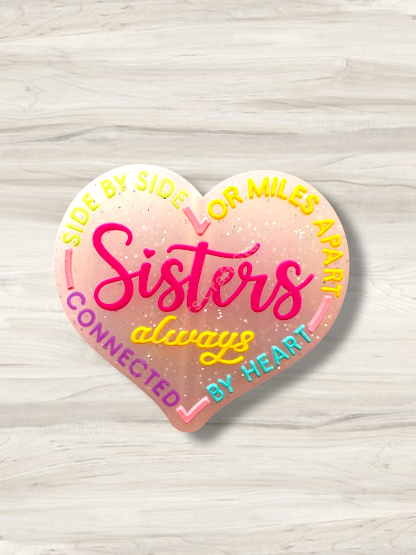 Sisters Silicone Focal Bead -New colors!