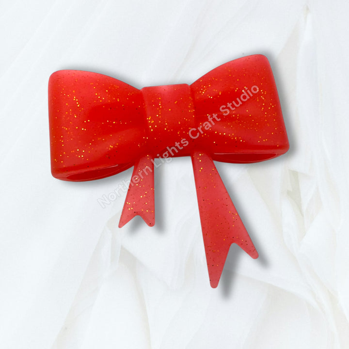 Silicone Bow Focal Bead