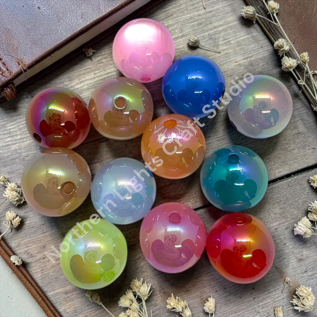 Jelly Cat Eye 16mm Bead Mix - 20pc.