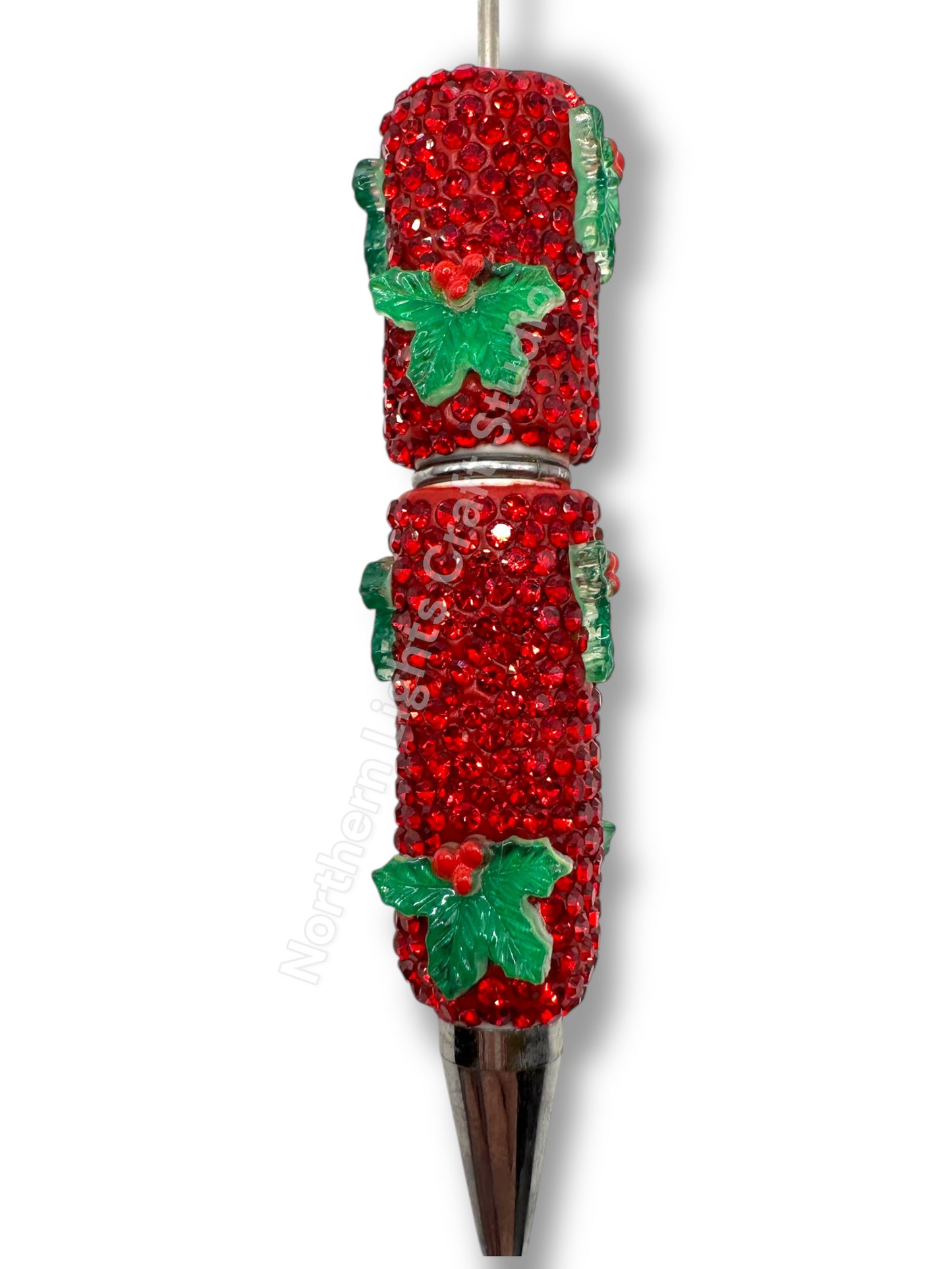 Beadable Christmas Rhinestone Pens