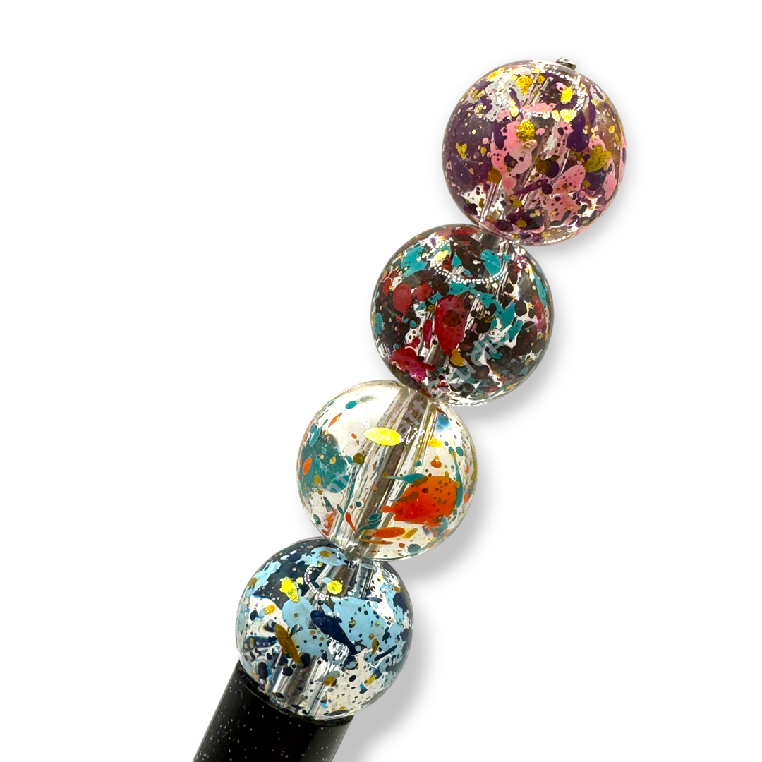 Splatter 16mm Acrylic Bead Mix - 20pcs.