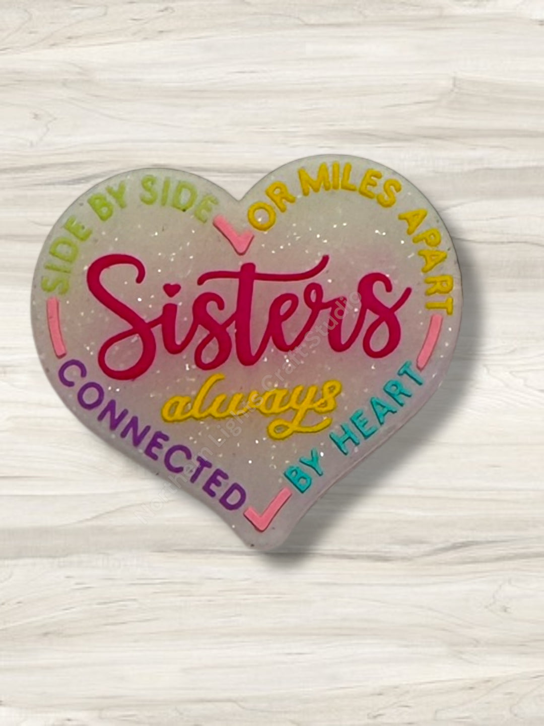 Sisters Silicone Focal Bead