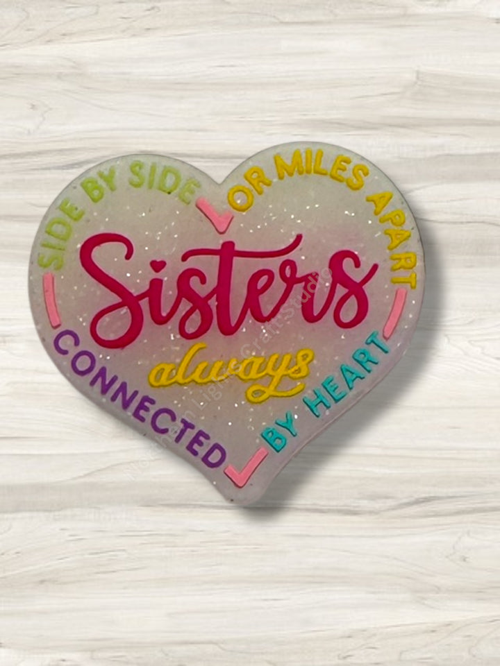 Sisters Silicone Focal Bead