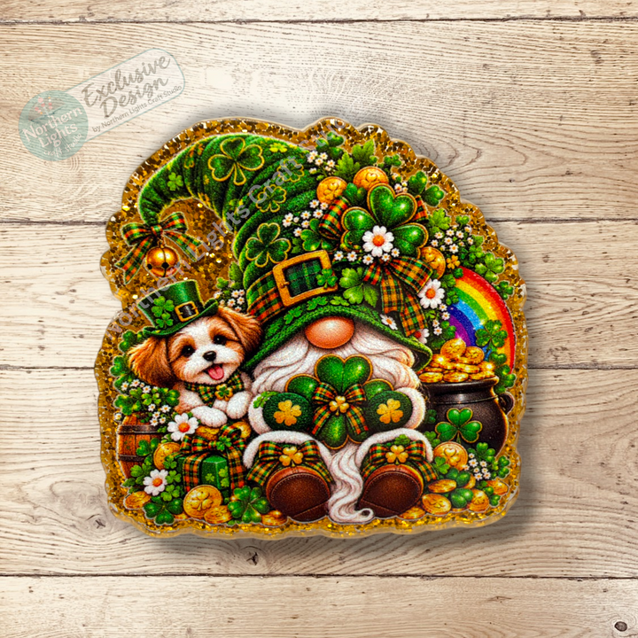 Lucky Gnome Flat Back Acrylic 2pc. - Design Exclusive!