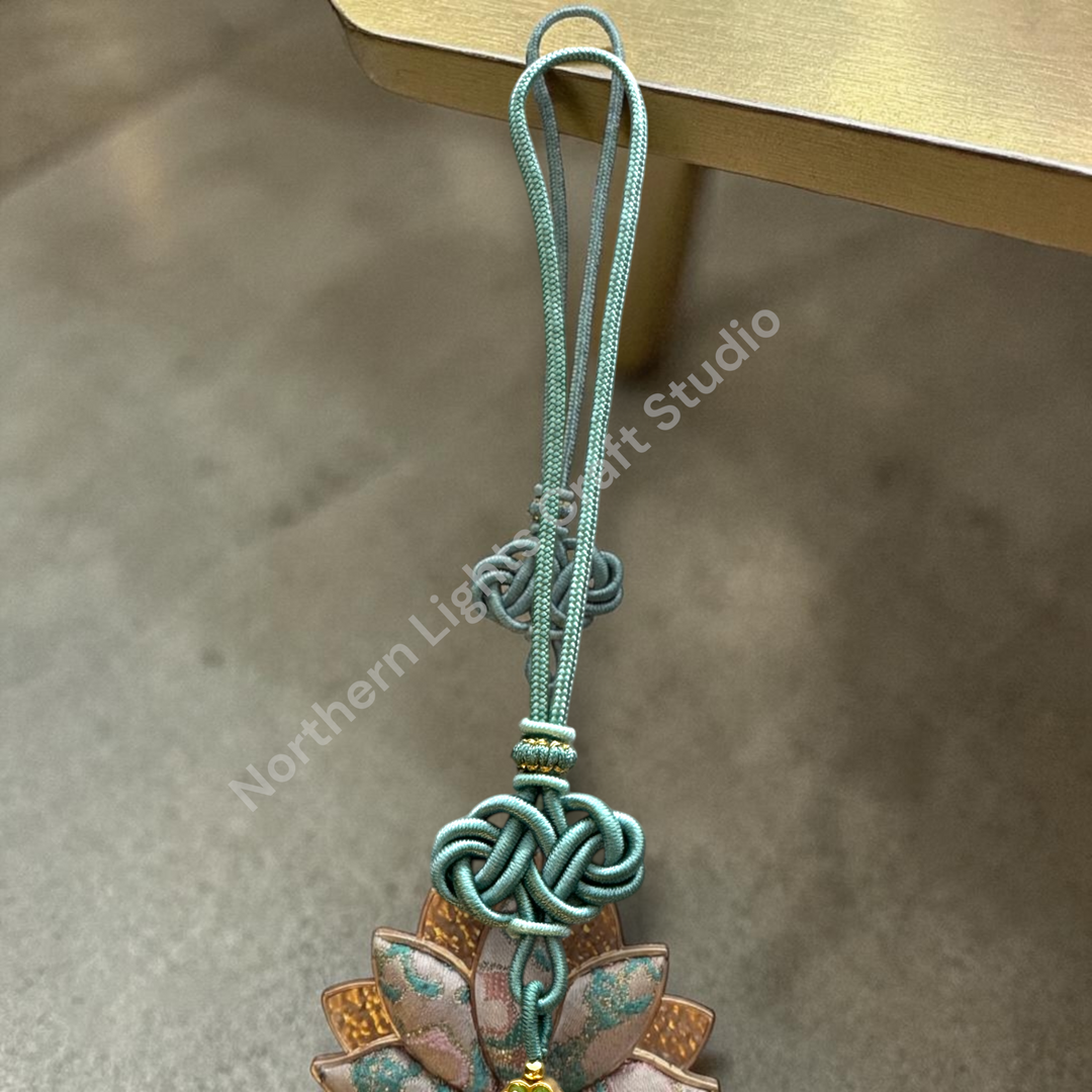 Song Brocade Lotus Car Charm / Decorative Hanging Charm