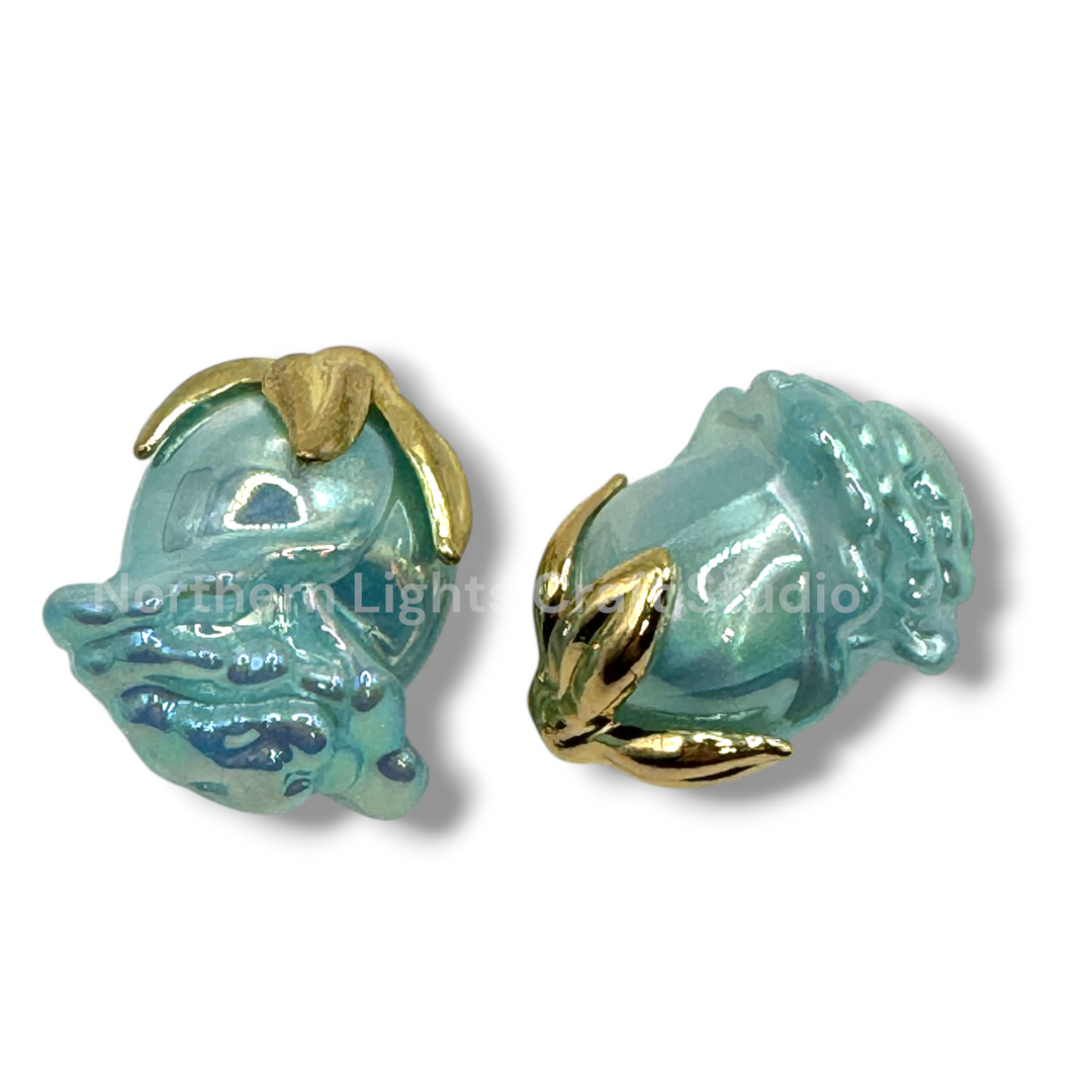 UV RoseLuxury Pen Topper Acrylic Bead - 2pc.