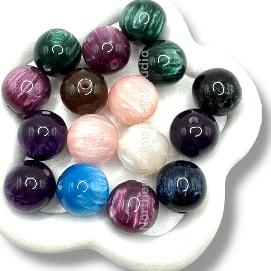 Galaxy Cat Eye Color Mix -16mm - 20 pcs.