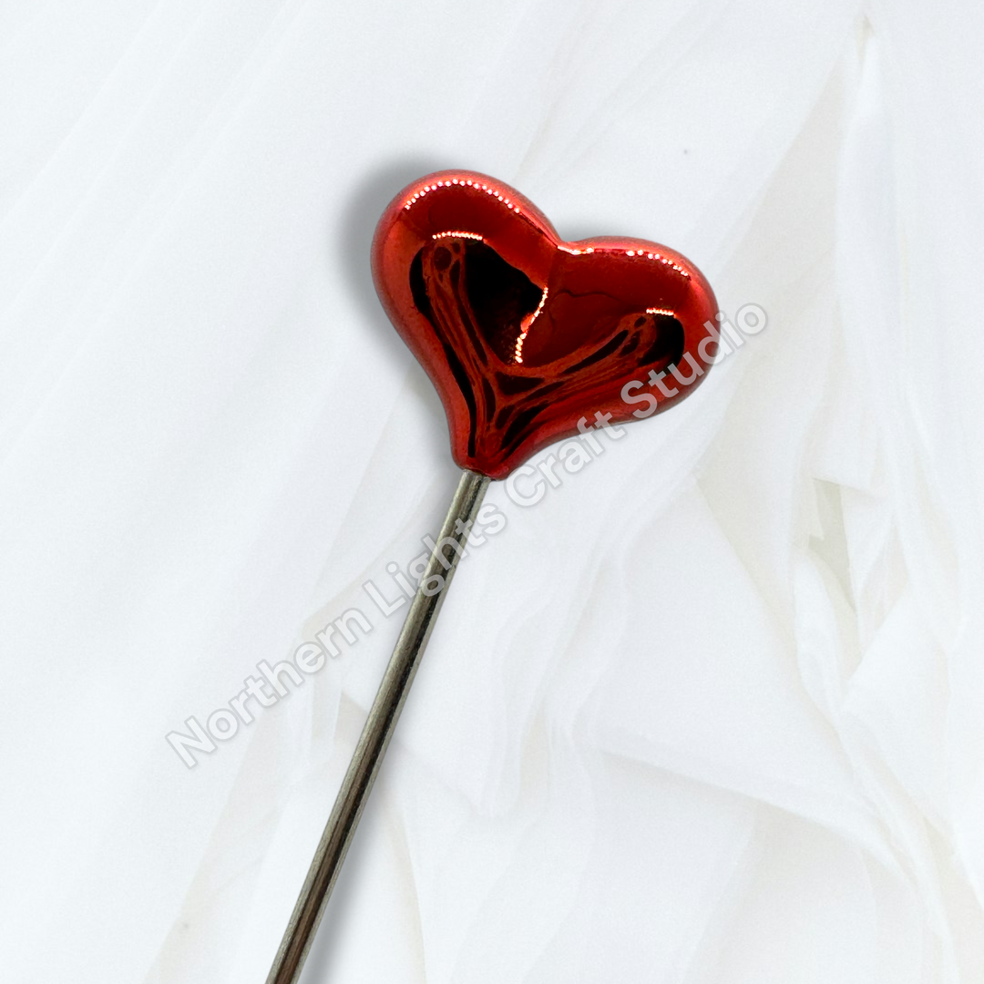 Cute Heart Pen Topper / Jewelry Bead - 20pc Mix