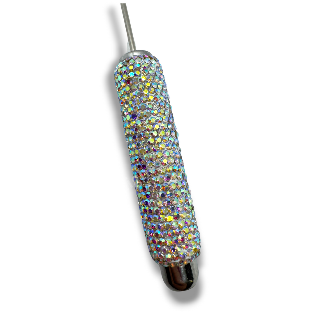 Beadable Rhinestone Stylus Pen - Solid or AB Multi-1pc.