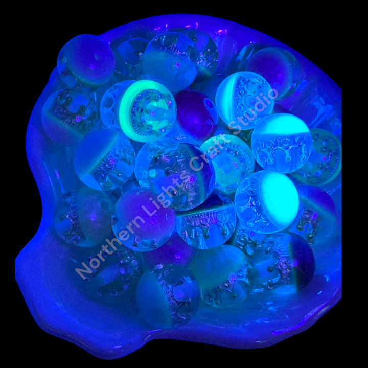 Crown Galaxy Luminous Luxury 16mm Beads -20 Pieces