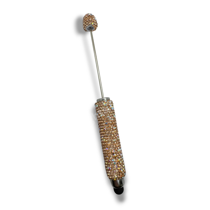 Beadable Rhinestone Stylus Pen - Solid or AB Multi-1pc.