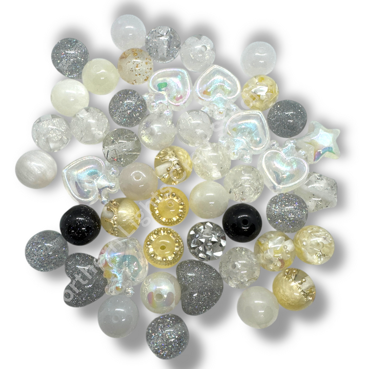 Winter Celebration Premium Bead 16mm Resin Mix -20 pc.