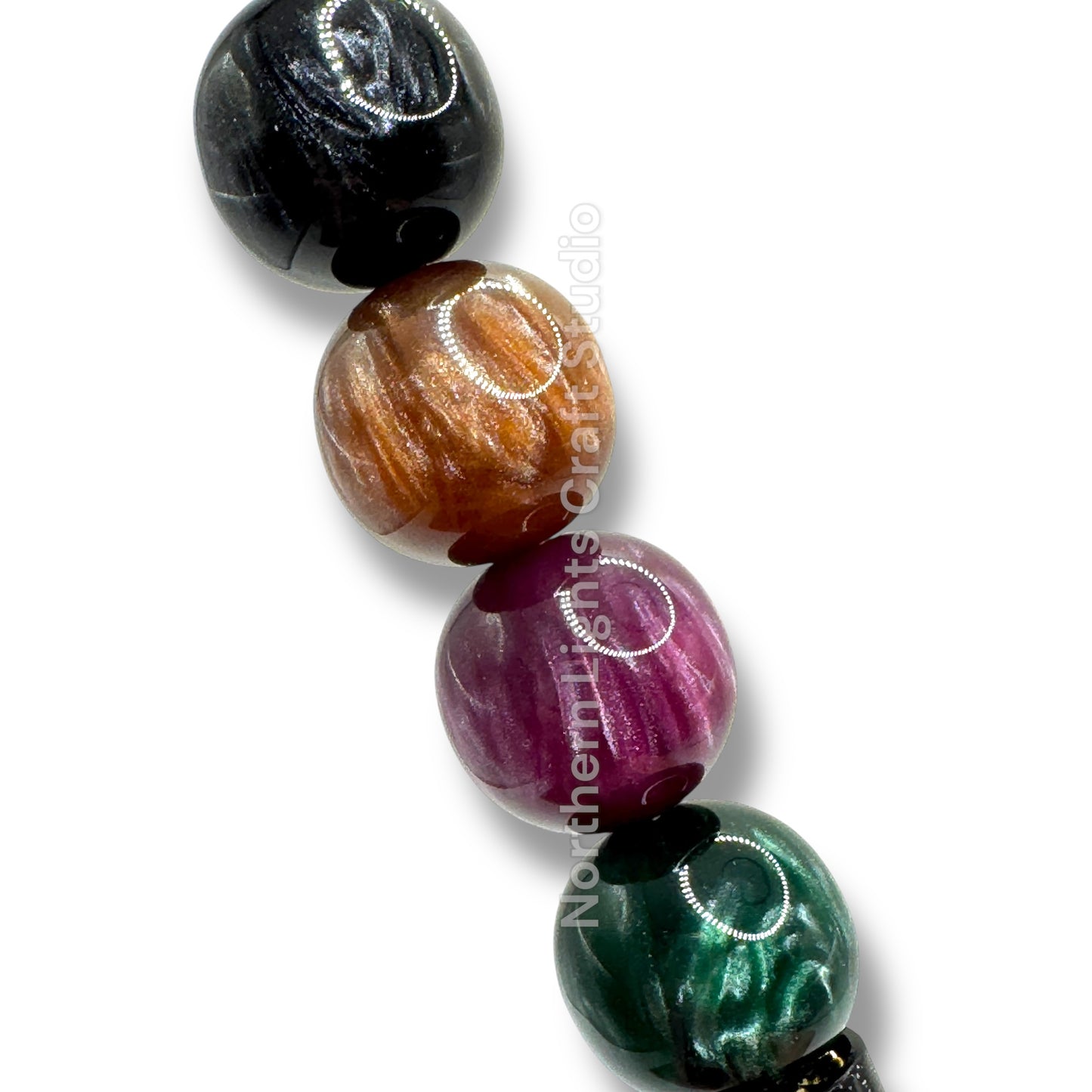 Galaxy Cat Eye Color Mix -16mm - 20 pcs.