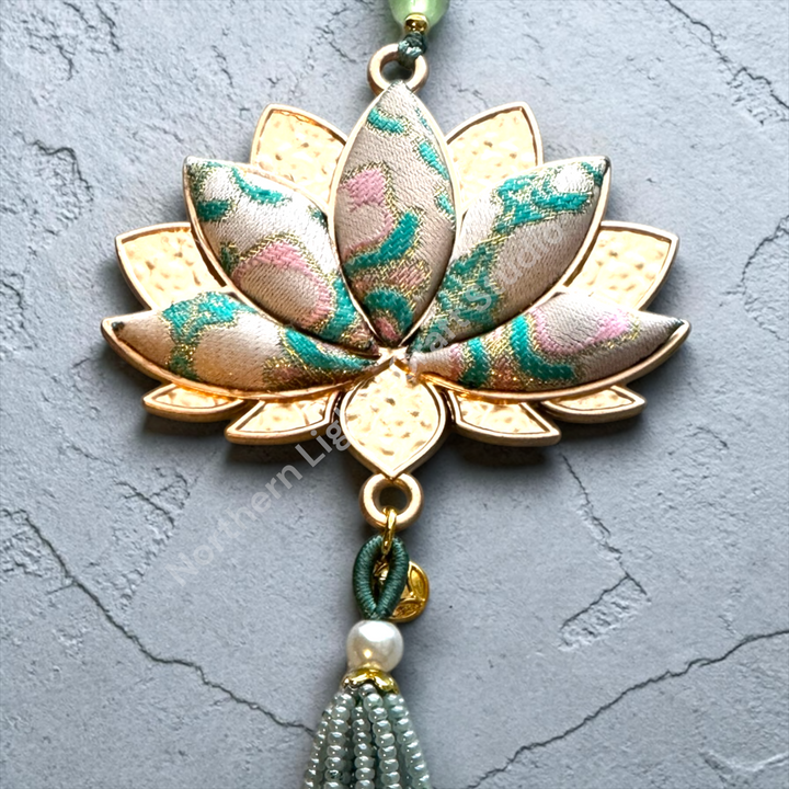 Song Brocade Lotus Car Charm / Decorative Hanging Charm