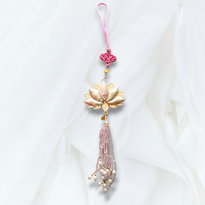 Song Brocade Lotus Car Charm / Decorative Hanging Charm