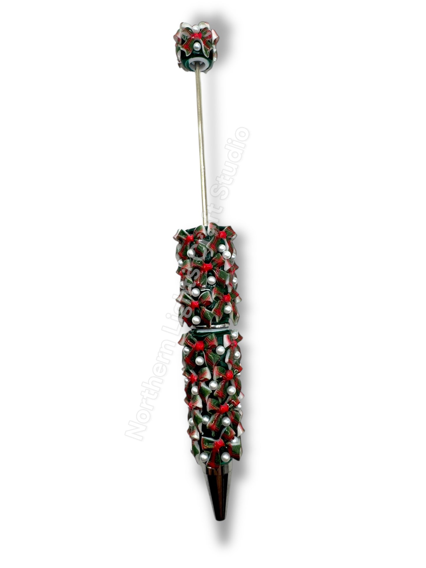 Beadable Christmas Rhinestone Pens
