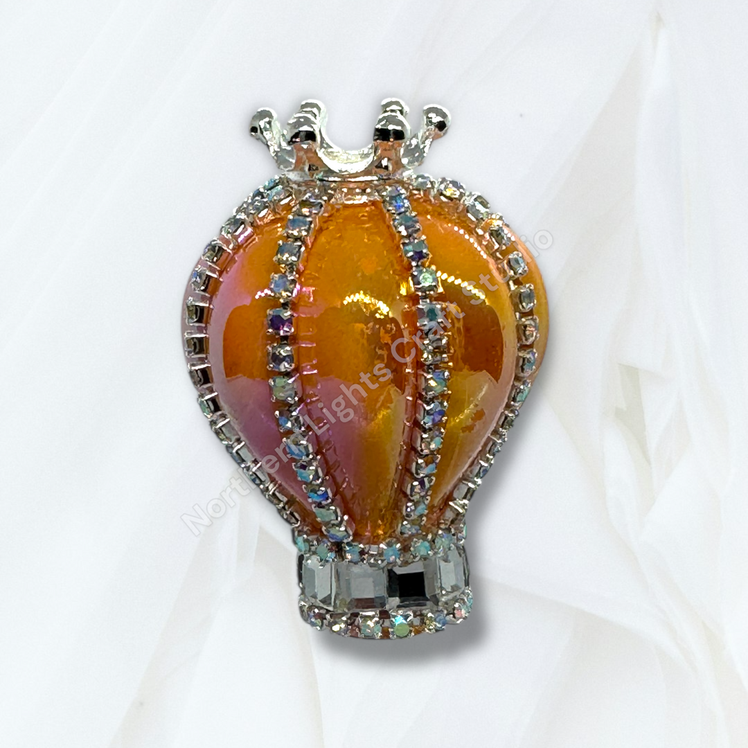 Rhinestone Bling Acrylic Balloon Beads