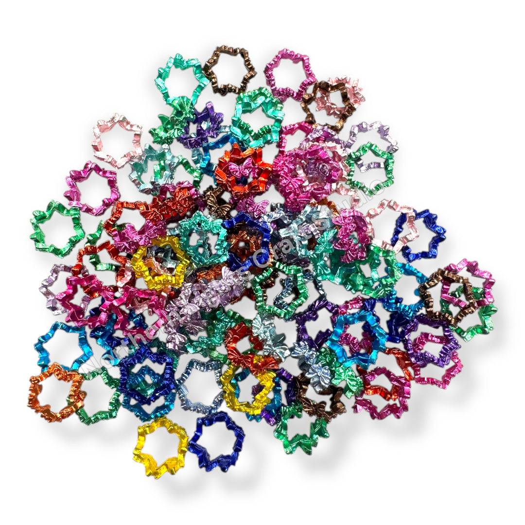 Metal Butterfly Spacers - 12mm-25pcs.