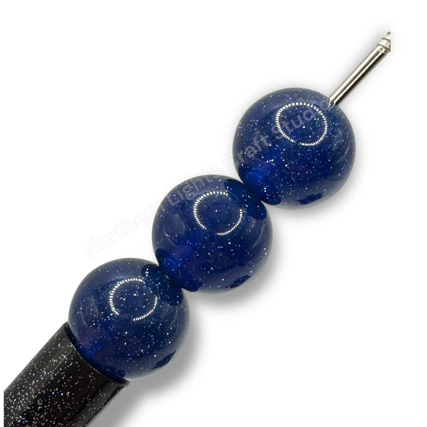 Glitter Dust 16mm Beads - 20 Pcs.