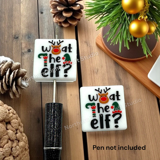What the Elf Christmas Focal / Christmas Focal Bead