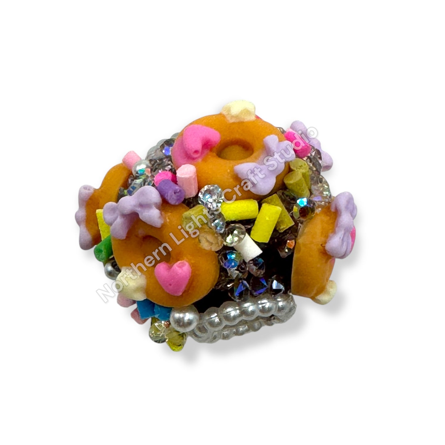 Acrylic Food and Dessert Sugar Beads 20mm - 3 pcs.-Read description!