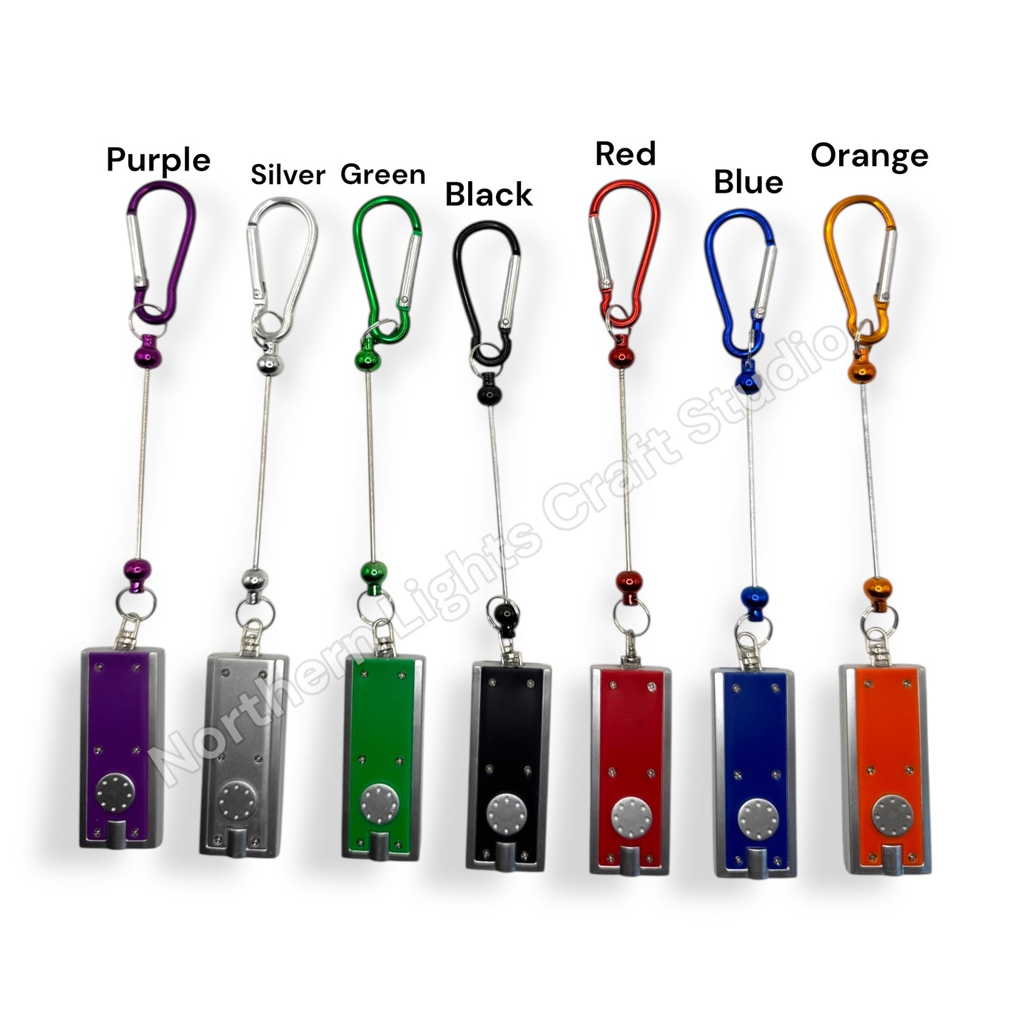 Beadable Light Keychain