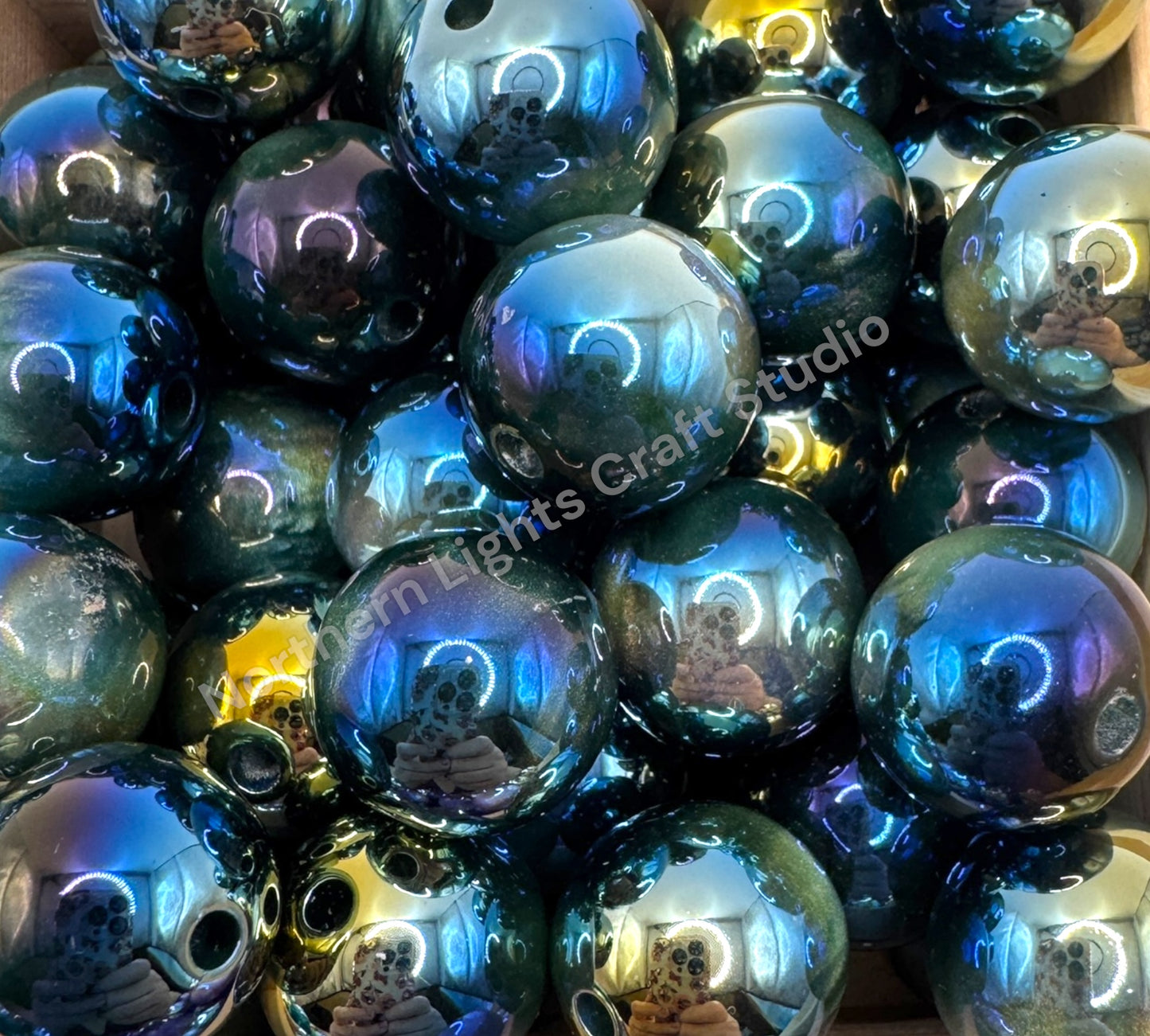 UV Cat Eye Premium 16mm Bead - 20 Pcs.