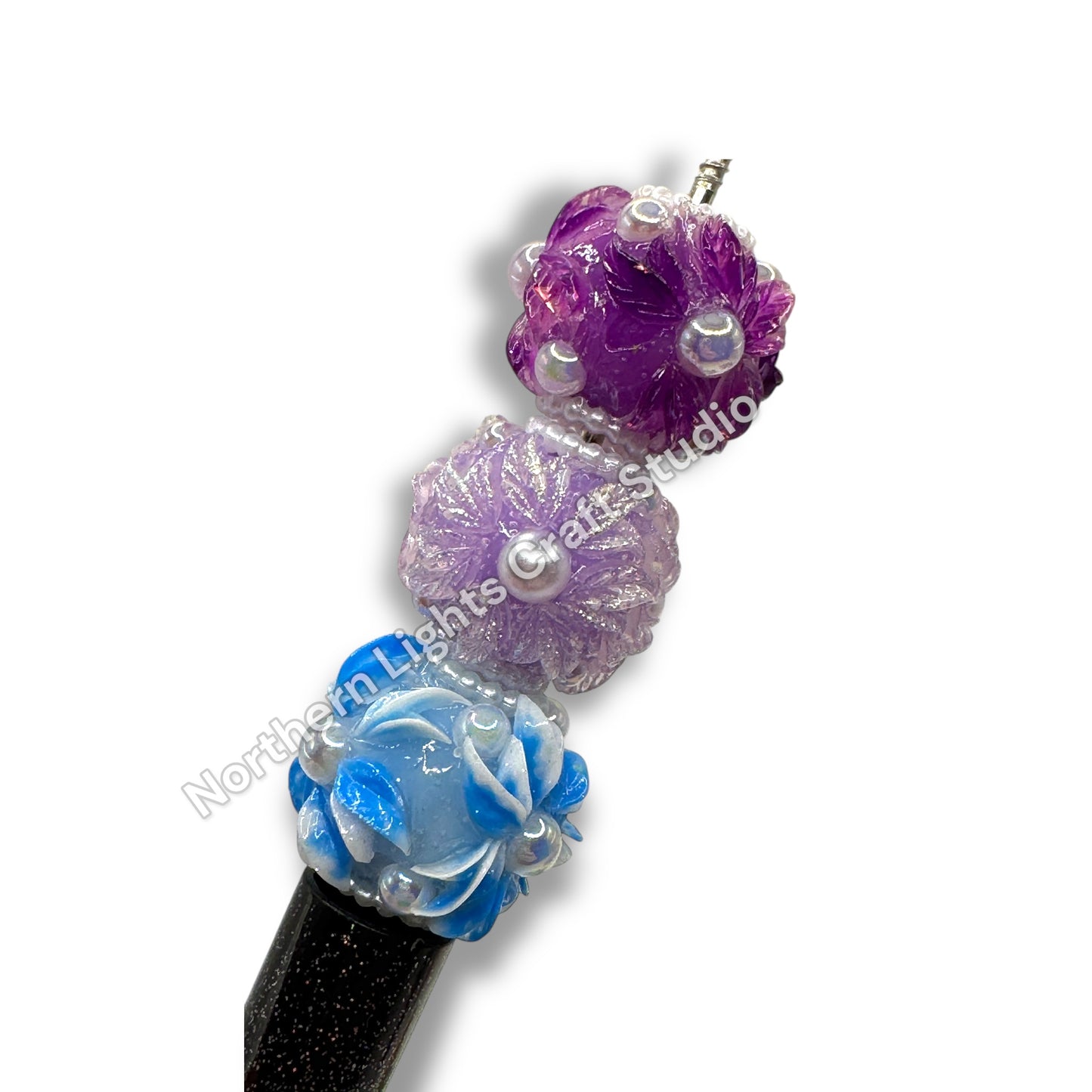 Flower Fantasy Fancy Beads - 10 pc. mix