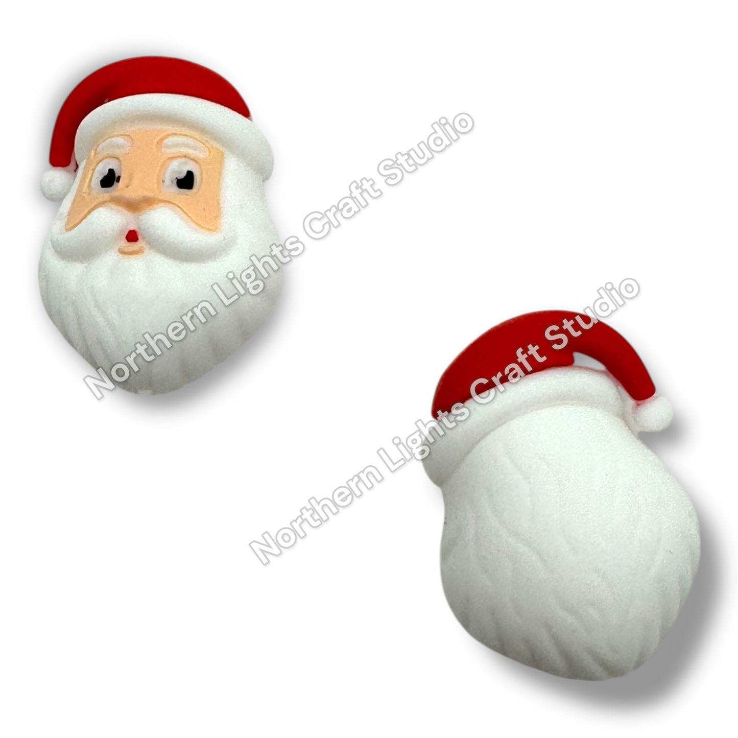 3D Christmas Silicone Focal Beads   - 1 piece