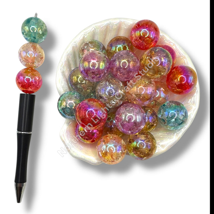 20mm Sparkle Beads - 10 pcs.