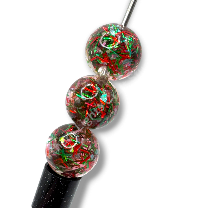 Gemfire Christmas Luxury Resin 16mm Beads- 20 pc.
