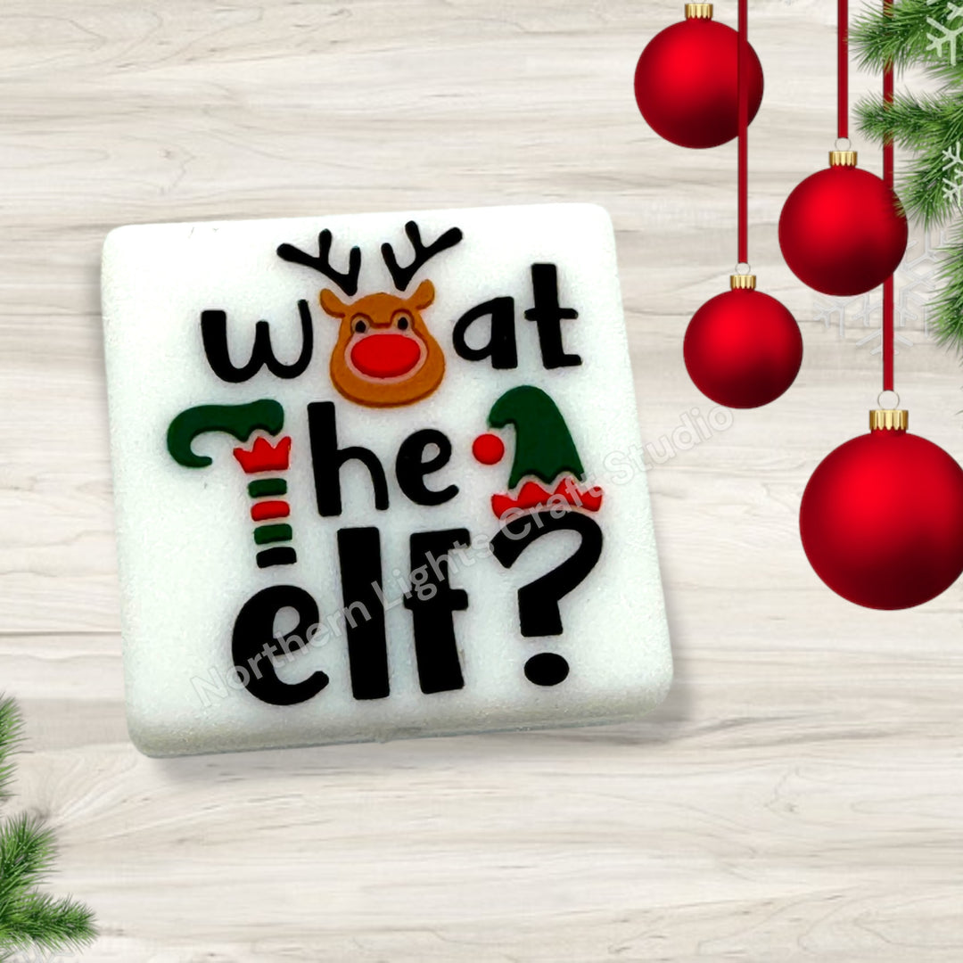What the Elf Christmas Focal / Christmas Focal Bead