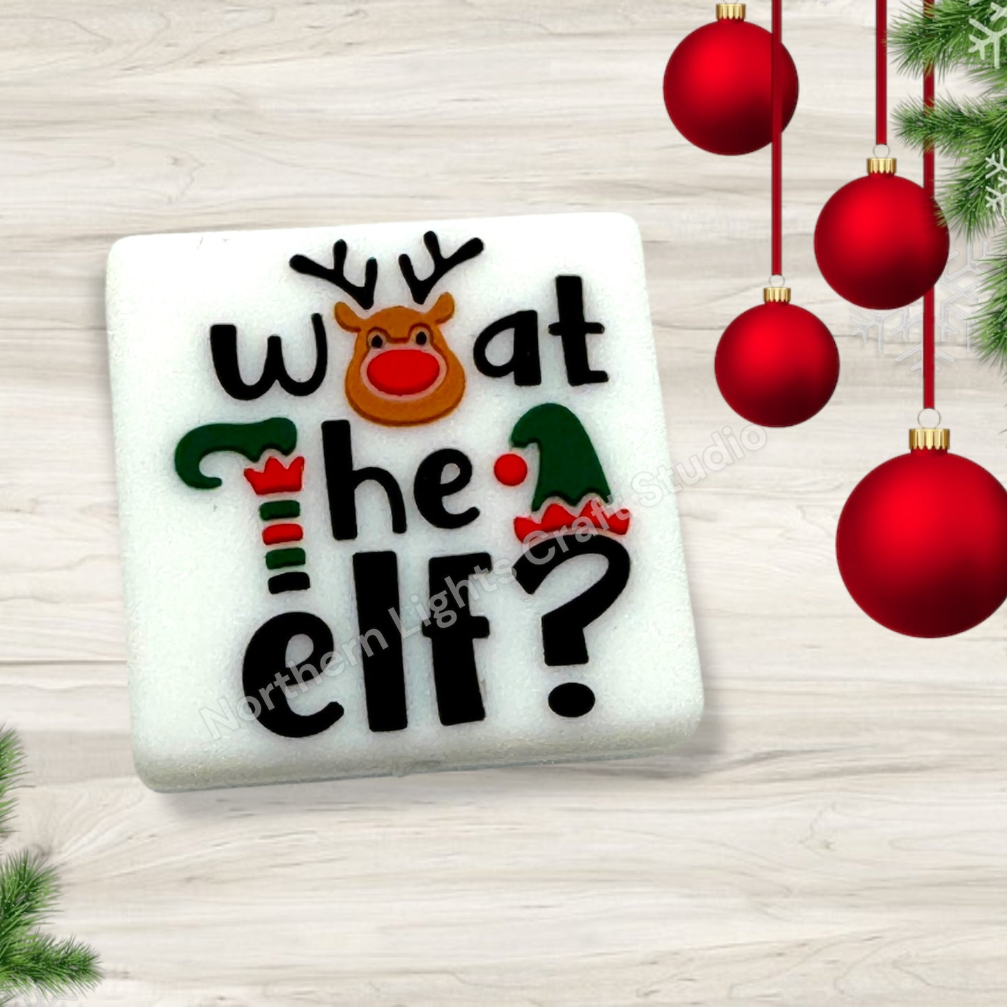 What the Elf Christmas Focal / Christmas Focal Bead