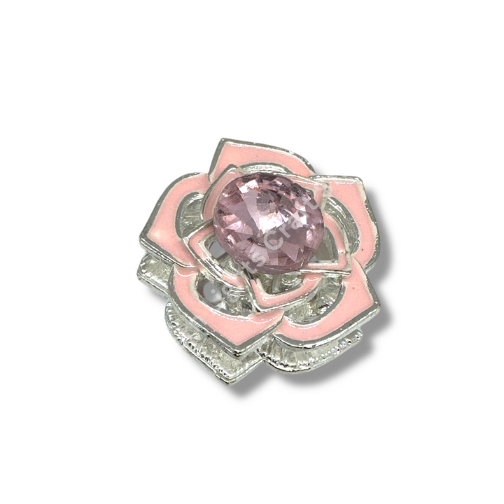 Metal Alloy Large Flower Bead - 1pc.
