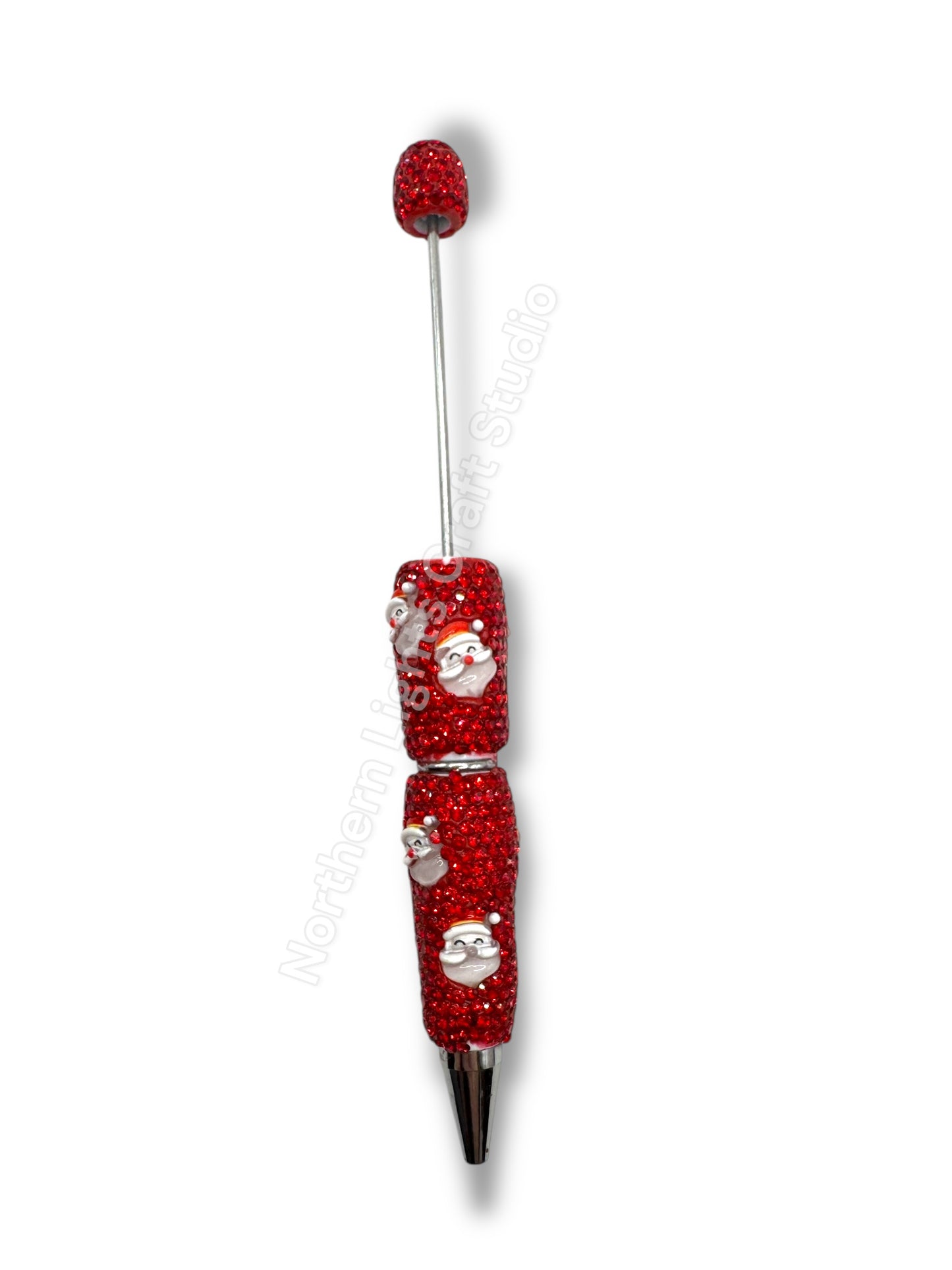 Beadable Christmas Rhinestone Pens