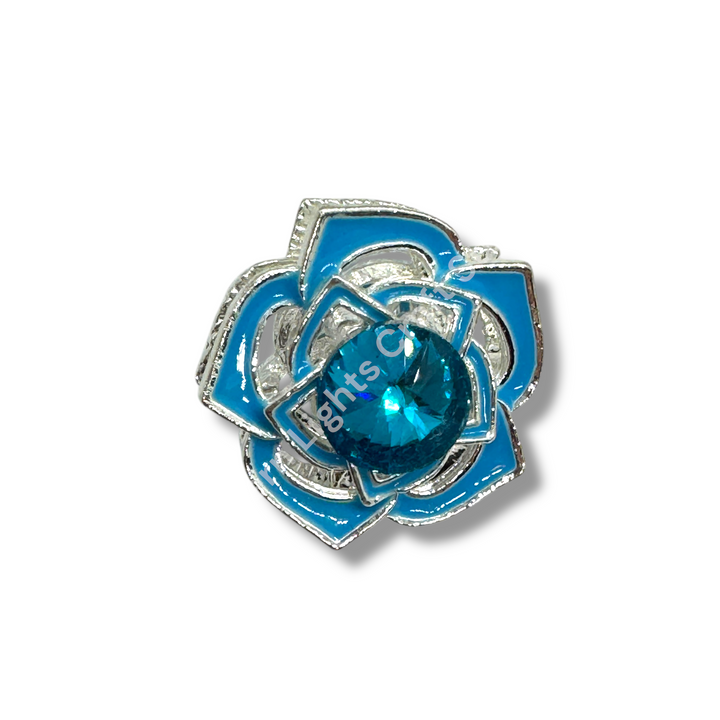 Metal Alloy Large Flower Bead - 1pc.