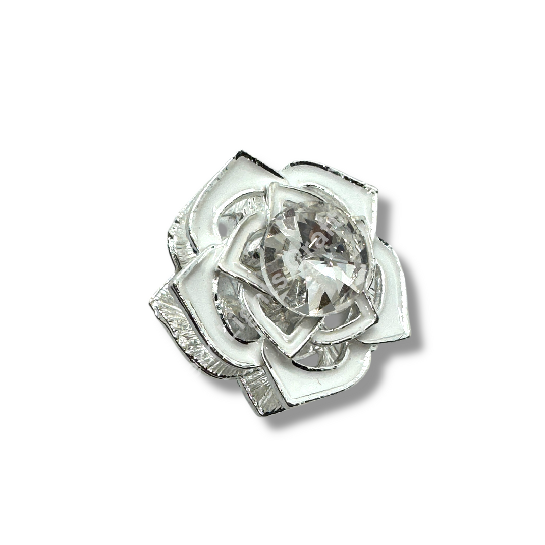 Metal Alloy Large Flower Bead - 1pc.