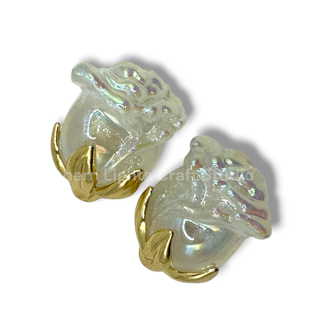 UV RoseLuxury Pen Topper Acrylic Bead - 2pc.