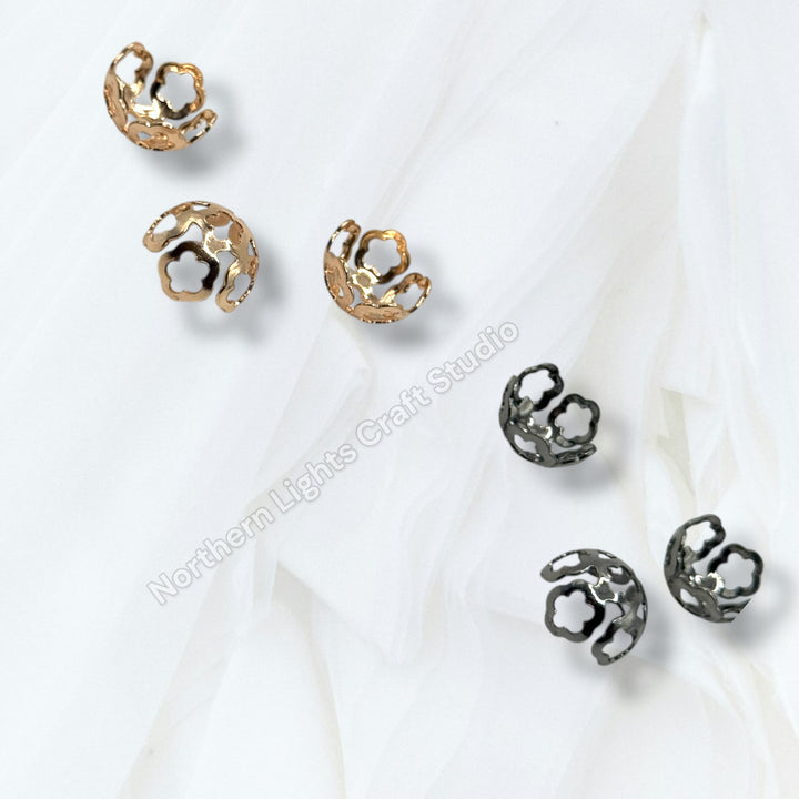 Flower Bead Cap / Bead Cage - Fits 16mm Beads - 20pc