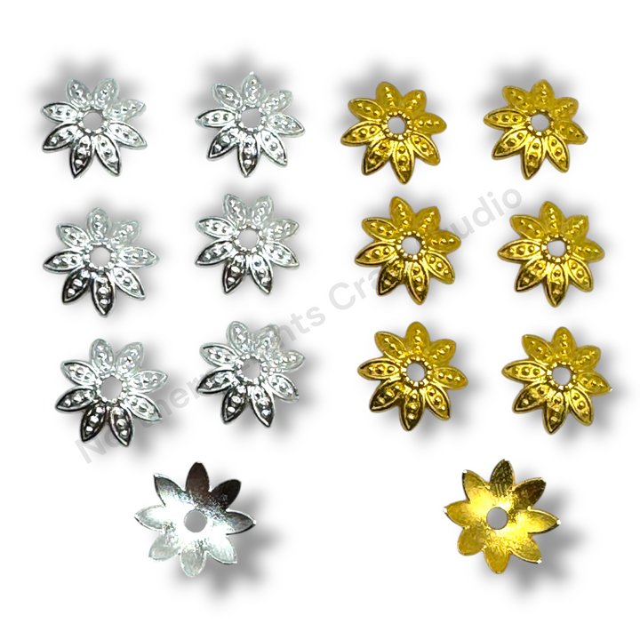 Lotus 16mm Bead Cap  - 20pc.