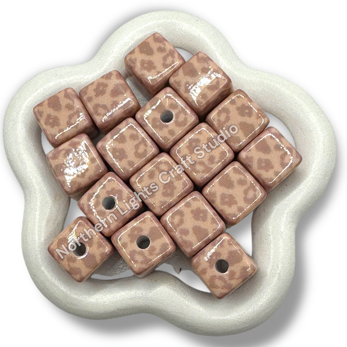 Printed Leopard Cube - 10pc.