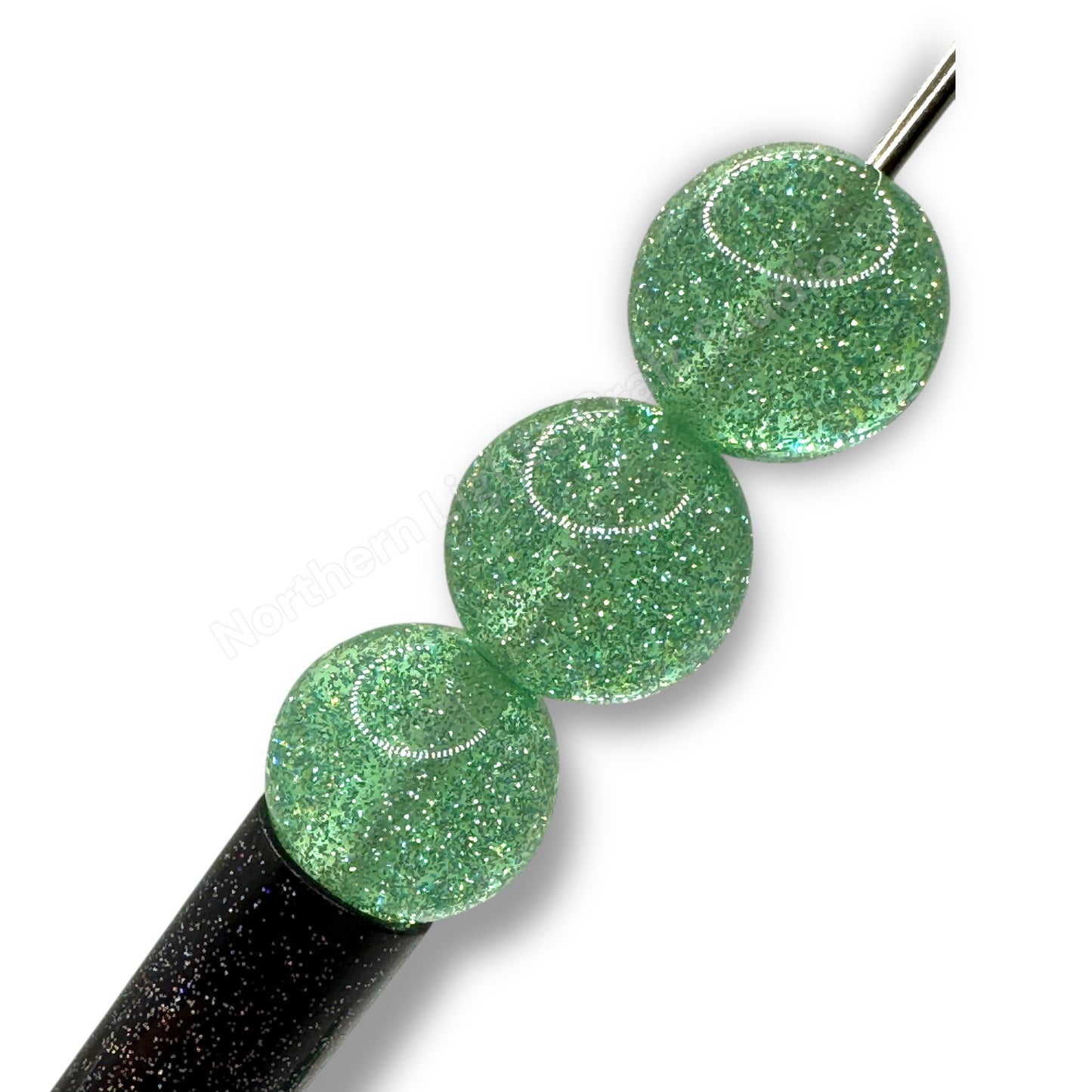 Glitter Dust 16mm Beads - 20 Pcs.