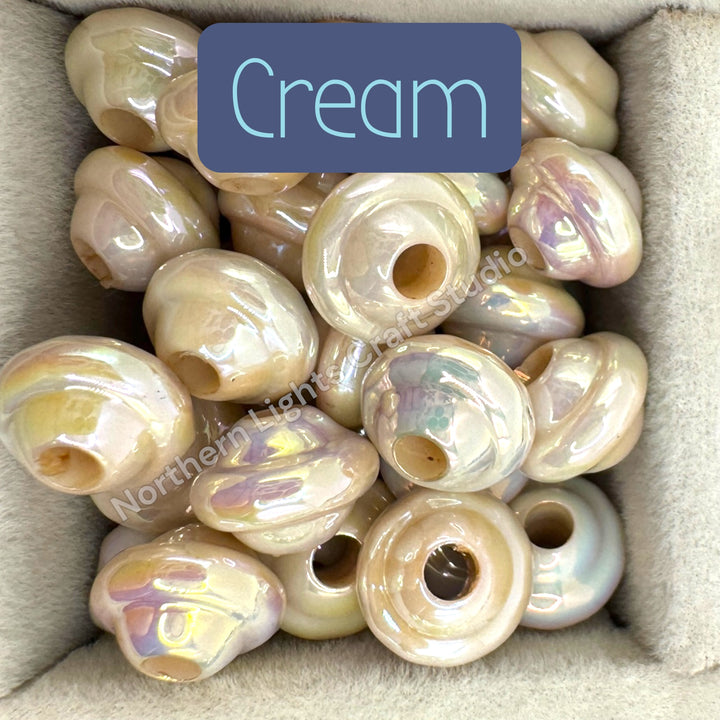 UFO Shaped Acrylic Spacers 10mm- 25 pcs.