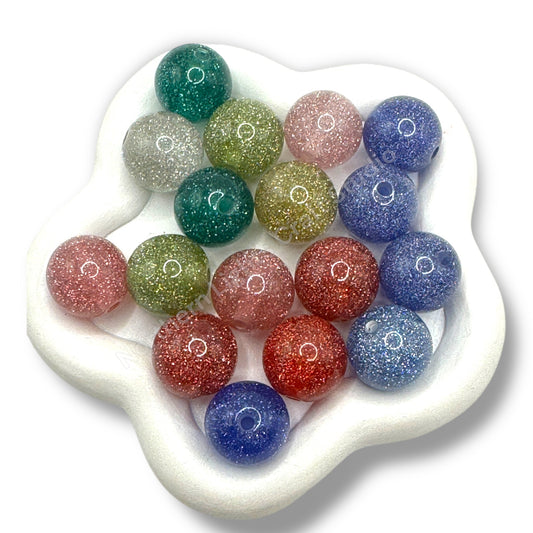 Glitter Celebration Mix 16mm - 20pc.