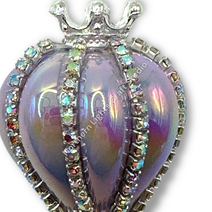 Rhinestone Bling Acrylic Balloon Beads