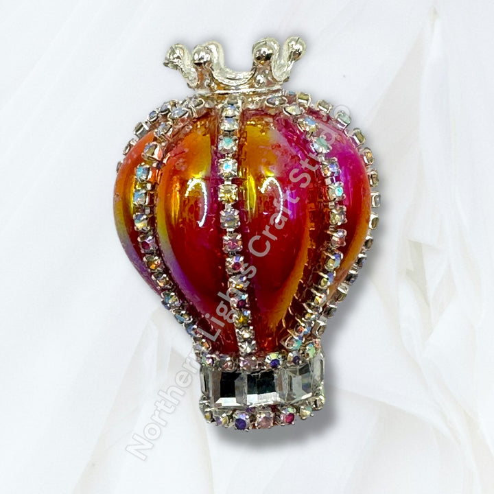 Rhinestone Bling Acrylic Balloon Beads