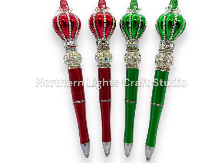 Beaded Balloon Pen, Rhinestone Beaded Pen, Fancy Pen, Bling Christmas Pen, Santa Gift Idea, Rhinestone Balloon Pen, Gorgeous Pen