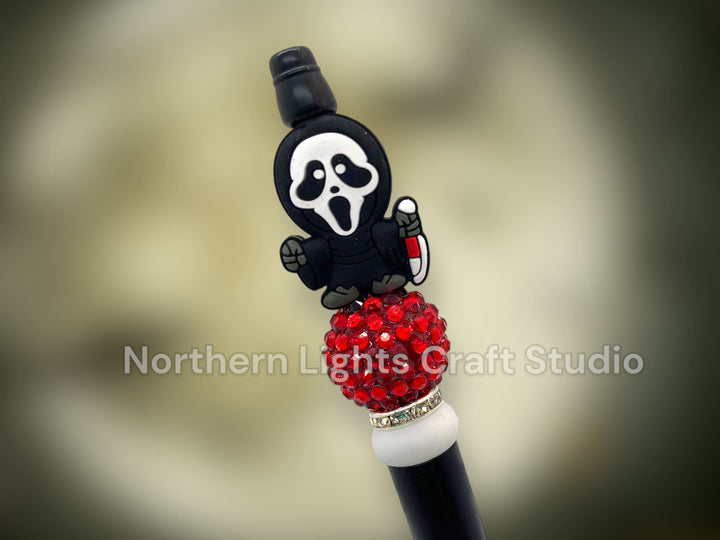 Halloween Bead Pens, Beaded Halloween Pens, Halloween Bling Pens, Grandma&