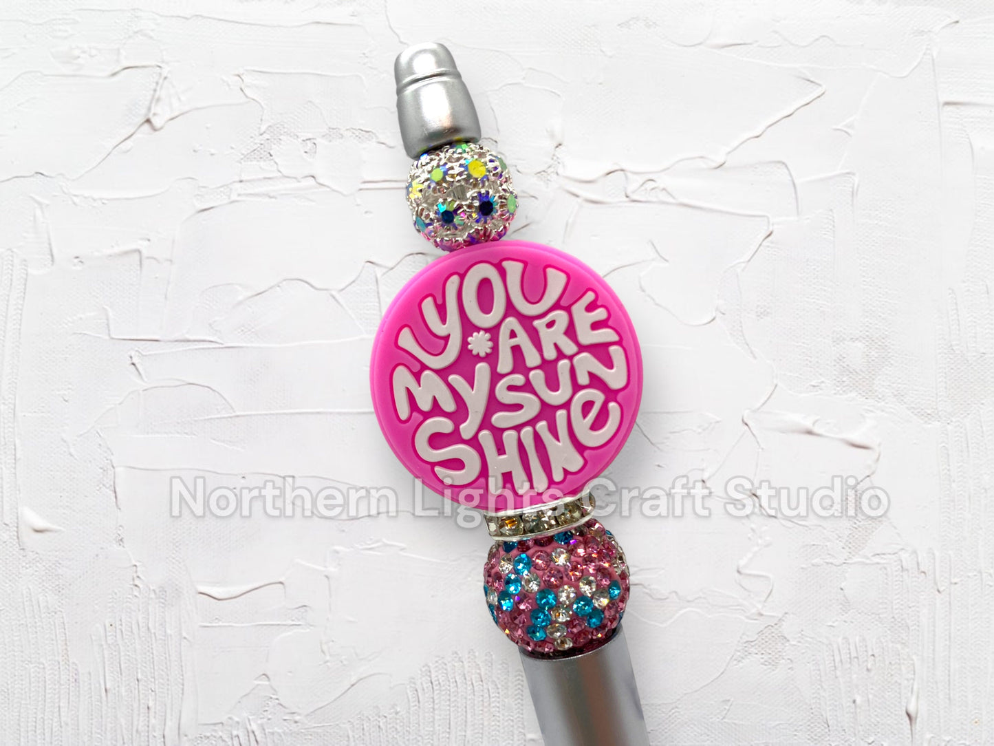 Custom Beaded You are My Sunshine Pen, Rhinestone You Are My Sunshine Pen, I Love You Pen, Appreciation Gift, Little Miss Sunshine